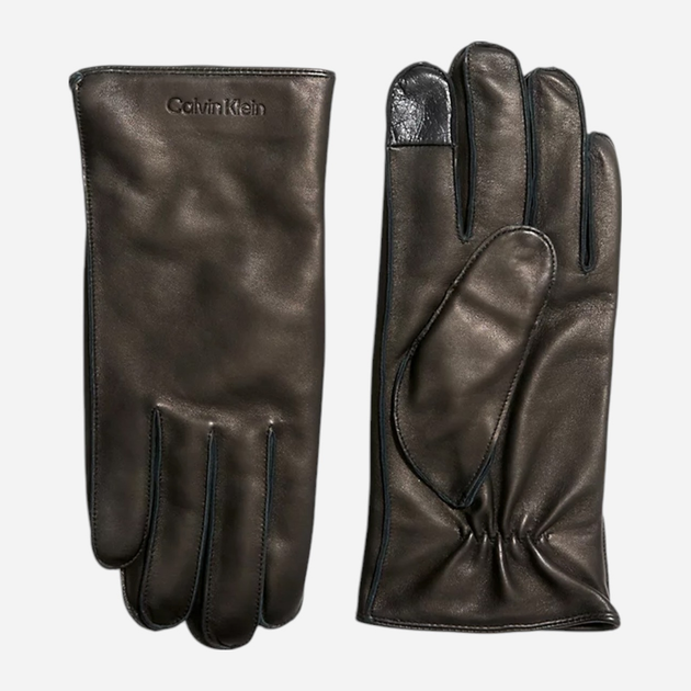 Рукавички шкіряні Calvin Klein K50K511015-BAX L-XL Чорні (800070310660) - зображення 1