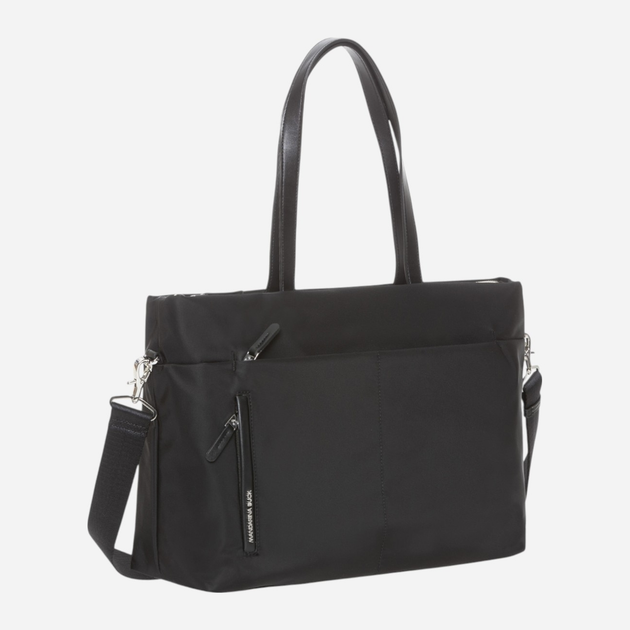 Torba shopper damska duża Mandarina Duck Hunter P10VCT42-651 Czarna (800070330348) - obraz 3