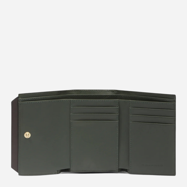 Portfel damski skórzany Piquadro PD5216W92R/VEVE2 Zielony (800070326244) - obraz 3