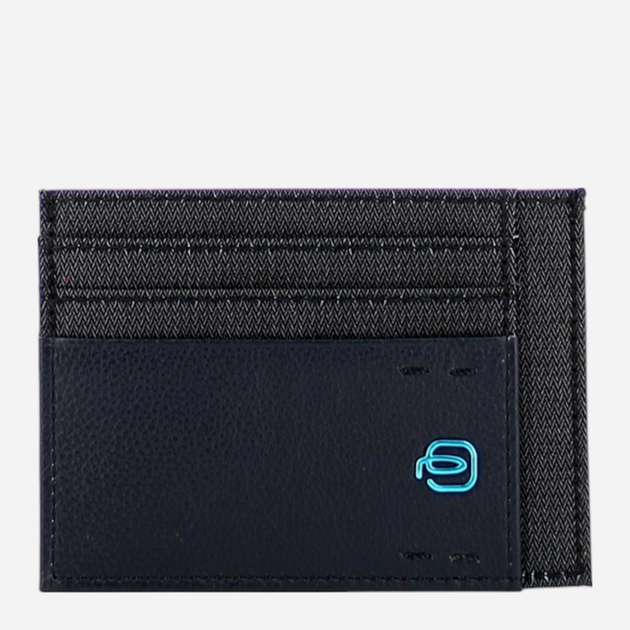 Etui na karty męskie Piquadro PP2762P16/CHEVBLU Granatowe (800070068123) - obraz 1