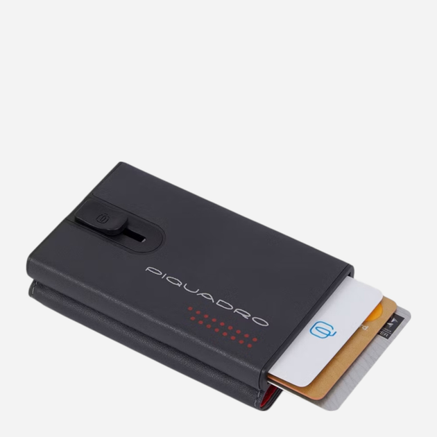 Картхолдер чоловічий Piquadro PP4891UB00R/GRN Сірий (800070308245) - зображення 2