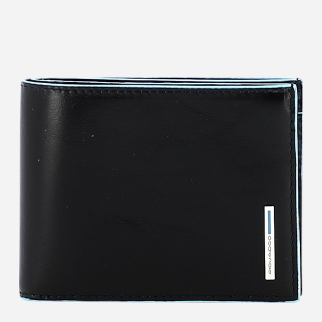 Портмоне чоловіче шкіряне Piquadro PU1239B2R/N Чорне (800070024619) - зображення 1