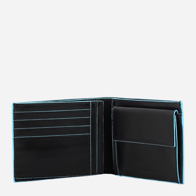 Портмоне чоловіче шкіряне Piquadro PU1240B2/N Чорне (800070004989) - зображення 3