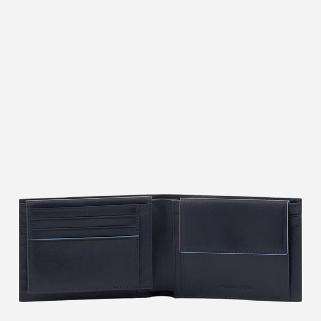 Портмоне чоловіче шкіряне Piquadro PU1392B2VR/BLU Синє (800070304201) - зображення 3