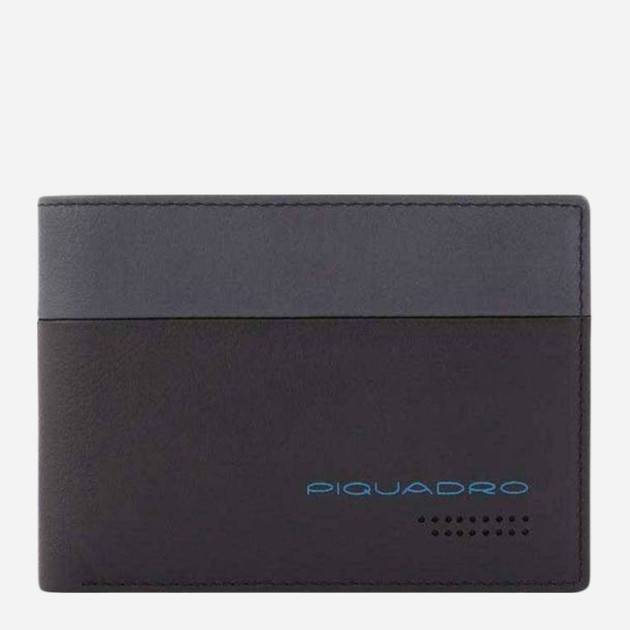 Портмоне чоловіче шкіряне Piquadro PU1392UB00R/NGR Чорне (800070308269) - зображення 1