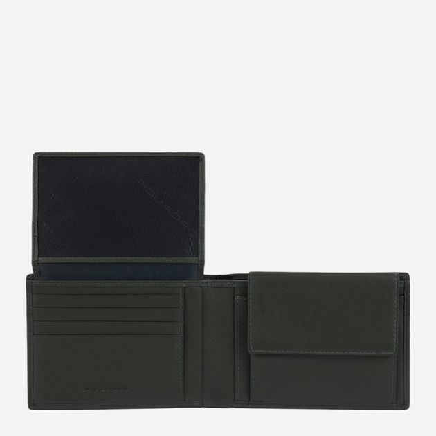 Portfel męski skórzany Piquadro PU1392UB00R/VE8 Zielony (800070308270) - obraz 4