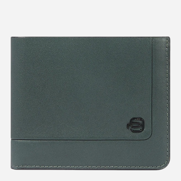 Портмоне чоловіче шкіряне Piquadro PU3891S130R/VE Зелене (800070320693) - зображення 1