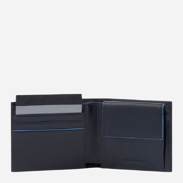 Портмоне чоловіче шкіряне Piquadro PU4188B2VR/BLU Синє (800070304207) - зображення 4