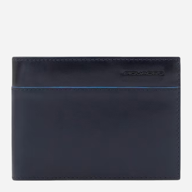 Portfel męski skórzany Piquadro PU6190B2VR/BLU Granatowy (800070304210) - obraz 1