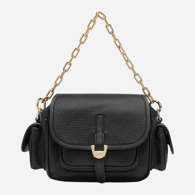 Torebka crossbody damska skórzana Coccinelle Campus E1RFF550101-001 Czarna (800070338983) - obraz 1