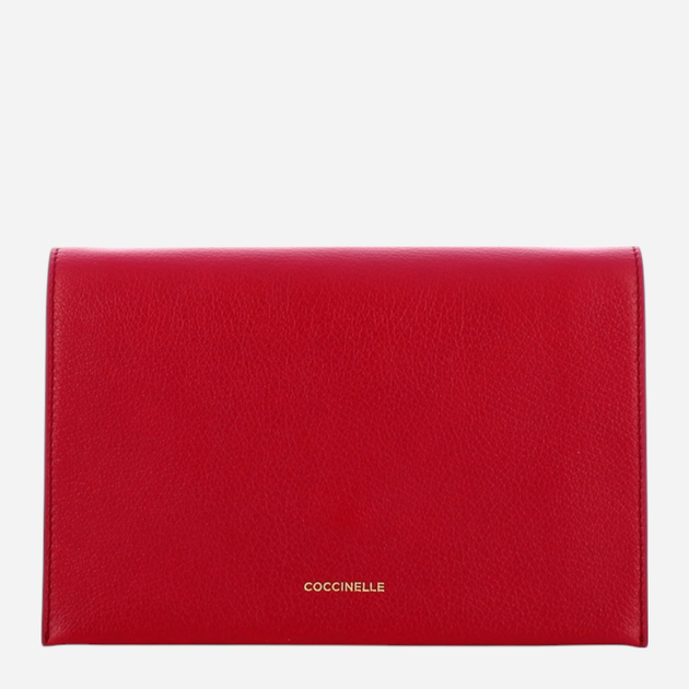 Сумка клатч жіноча з натуральної шкіри Coccinelle Dandymini E5S00550201-R16 Червона (800070338263) - зображення 1
