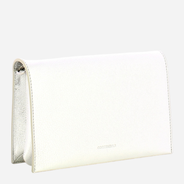 Torebka kopertówka damska skórzana Coccinelle Dandymini E5S00550201-Y69 Srebrna (800070338264) - obraz 3