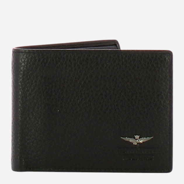Портмоне чоловіче шкіряне Aeronautica Militare Pelle AM182-NE Чорне (800070303636) - зображення 1