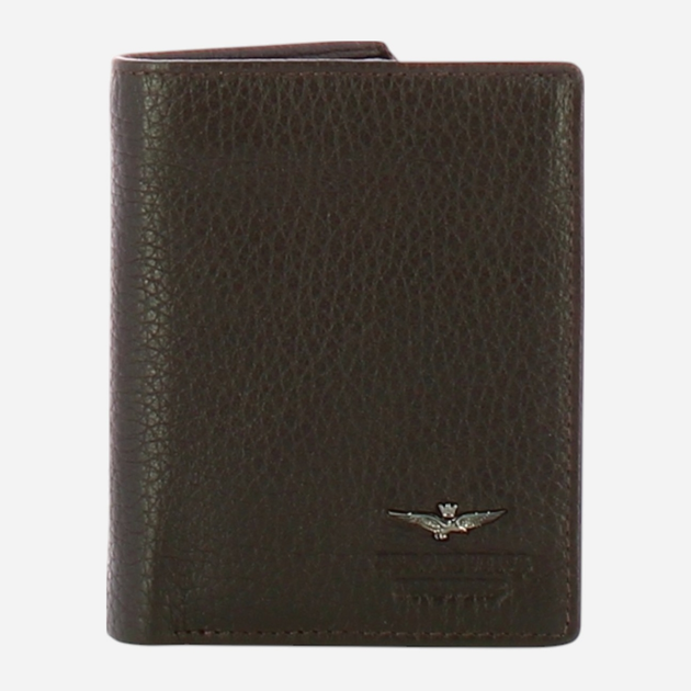 Portfel męski skórzany Aeronautica Militare Soft AM186-MO Brązowy (800070303643) - obraz 1