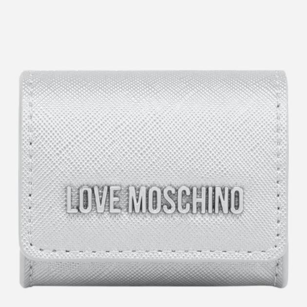 Brelok Love Moschino Saffiano JC6451PP4IK2390B Srebrny (800070317973) - obraz 1