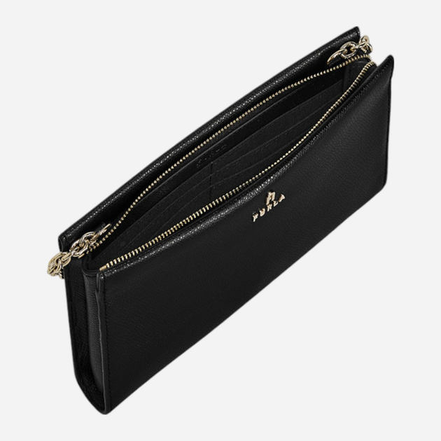 Сумка клатч жіноча з натуральної шкіри Furla Camelia Mini WE00528ARE000O60001007 Чорна (800070310973) - зображення 3