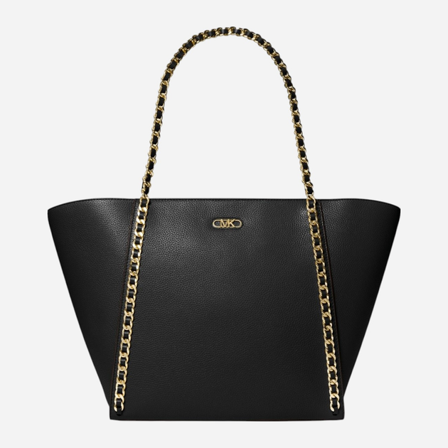 Сумка шопер жіноча з натуральної шкіри Michael Kors 30S3G5WT7L-001 Чорна (800070308001) - зображення 1