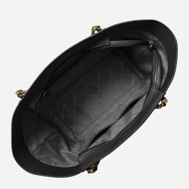 Сумка шопер жіноча з натуральної шкіри Michael Kors 30S3G5WT7L-001 Чорна (800070308001) - зображення 3