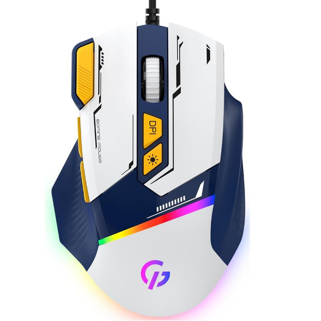 Миша GamePro GM300BL Blue-White - зображення 1