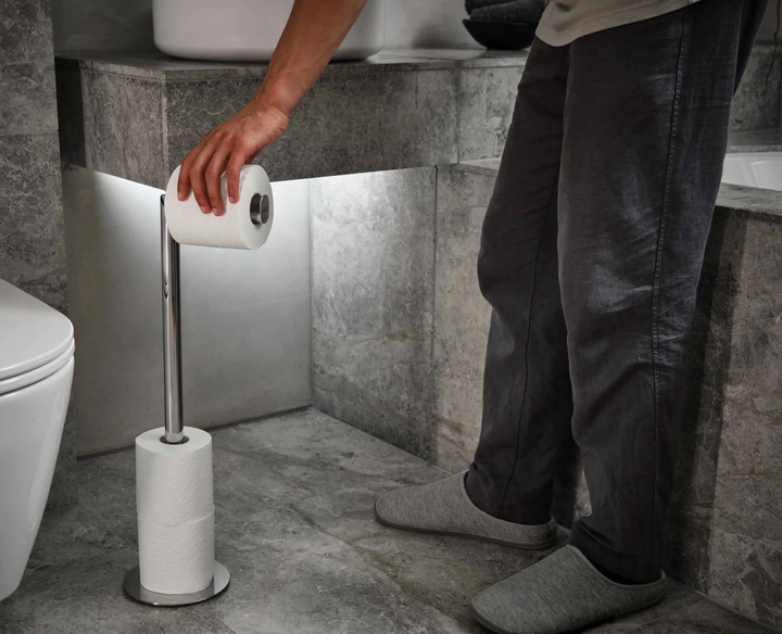 Держатель для туалетной бумаги Joseph Joseph Easystore Luxe 2-in-1 toilet roll stand 70594 - изображение 7