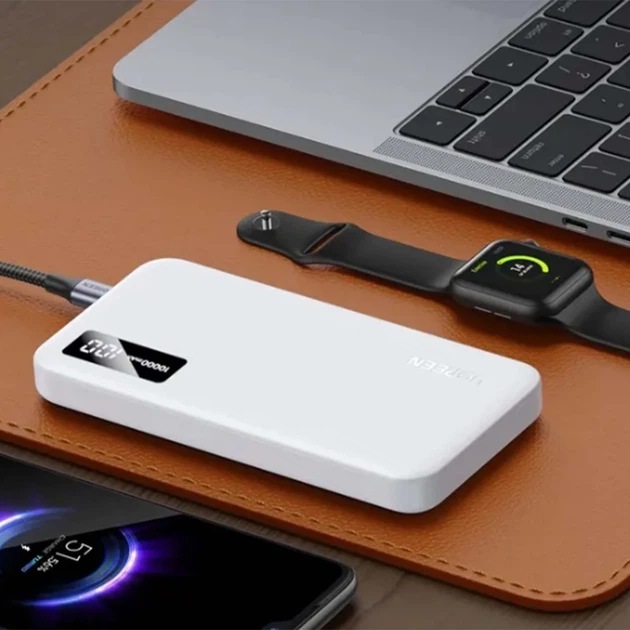 Павербанк Ugreen Powerbank (PB311) 10000 mAh мощностью 22,5W, White - изображение 3