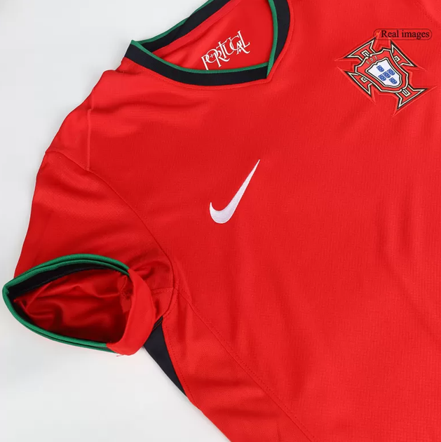 Дитяча футбольна форма Nike Ronaldo (Роналдо) збірна Португалії 2025, розмір 22 (зріст 125–130 см), червоно-зелена - изображение 5