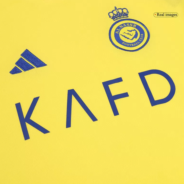 Дитяча футбольна форма Adidas Ronaldo (Роналдо) Al-Nasr (Аль-Наср) 2025, розмір 28 (зріст 150–160 см), жовта - изображение 6