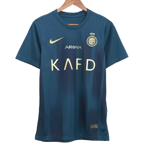Дитяча футбольна форма Nike Ronaldo (Роналдо) Al-Nasr (Аль-Наср) 23/24, розмір 20 (зріст 115–125 см), темно синя - изображение 2