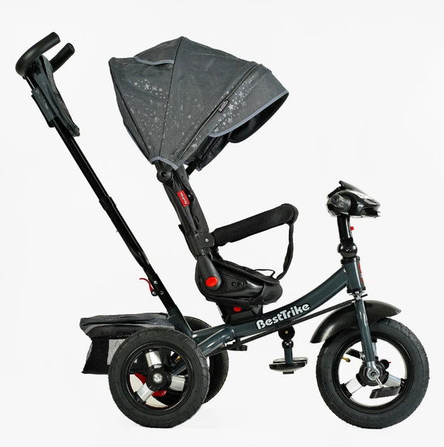 Велосипед 6088 F – 980-66 Best Trike (1) поворотное сидение, фара музыкальная с usb,bluetooth надувные колеса, пульт включения света и звука - изображение 2