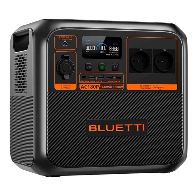 Зарядная станция Bluetti AC180P 1800 Вт 1440 Вт*ч - изображение 2