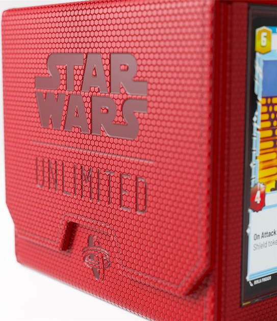 Преміальний футляр Gamegenic Star Wars Unlimited для 2 колод карт Червоний (4251715413852) - зображення 18