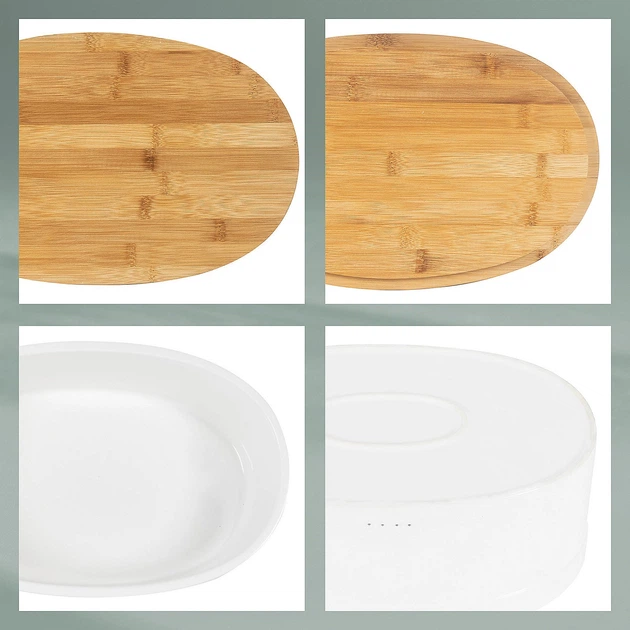 Chlebnik Kela Salena Biały 36.5 x 23.5 x 14 cm (4025457120640) - obraz 6