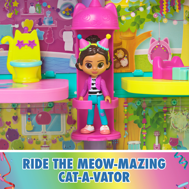 Ігровий набір Spin Master Gabby's Dollhouse Purrfect Dollhouse Rainbow (0681147027183) (955555908642679) - Уцінка - зображення 6