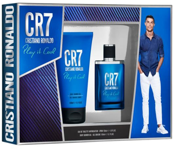 Zestaw meski Cristiano Ronaldo Cr7 Play It Cool Woda toaletowa 30 ml + Zel pod prysznic 150 ml (5060524510589) (955555908414145) - Outlet - obraz 1