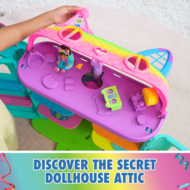 Ігровий набір Spin Master Gabby's Dollhouse Purrfect Dollhouse Rainbow (0681147027183) (955555908642653) - Уцінка - зображення 11