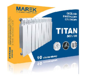 Біметалевий радіатор TITAN 500/96 - Фото 1 Біметалевий радіатор TITAN 500/96 - зображення 1
