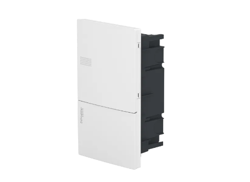 Щит врізний Schneider Electric Resi9 Mini Pragma 4 модулі з білими дверима (MIP22104) - зображення 4