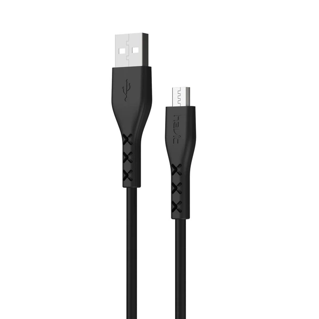 Кабель HAVIT HV-H67 Micro USB 1м черный 24426 - изображение 2