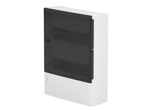 Щит навесной Schneider Electric Resi9 Mini Pragma 2 ряда 24 модуля с дымчатой дверью (MIP12212S) - изображение 4