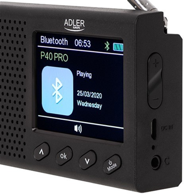 Odbiornik radiowy Adler Radio AD 1198 (5905575902009) - obraz 4