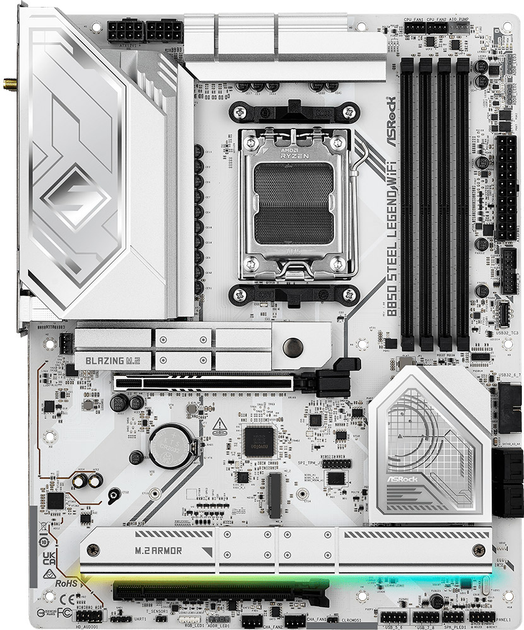 Материнська плата ASRock B850 Steel Legend Wi-Fi (sAM5, AMD B850, PCI-Ex16) - зображення 1