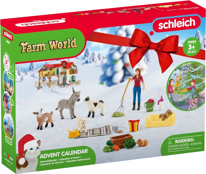 Kalendarz adwentowy Schleich Farm World (4059433713953) - obraz 1