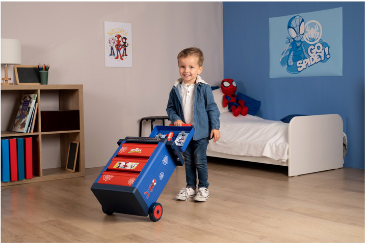 Zestaw zabawek Smoby Warsztat Spidey Trolley z narzędziami (3032163602149) - obraz 7