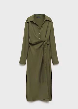 Сукня жіноча MANGO 77079070 Зелений XS KL0426 - Фото 5 Сукня жіноча MANGO 77079070 Зелений XS KL0426 - зображення 5
