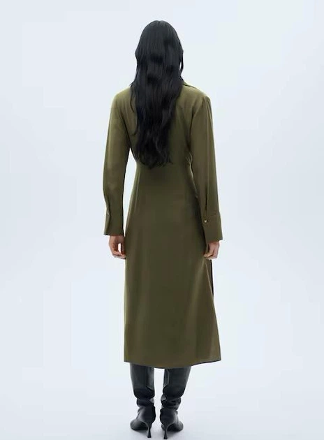 Сукня жіноча MANGO 77079070 Зелений XS KL0426 - Фото 8 Сукня жіноча MANGO 77079070 Зелений XS KL0426 - зображення 8