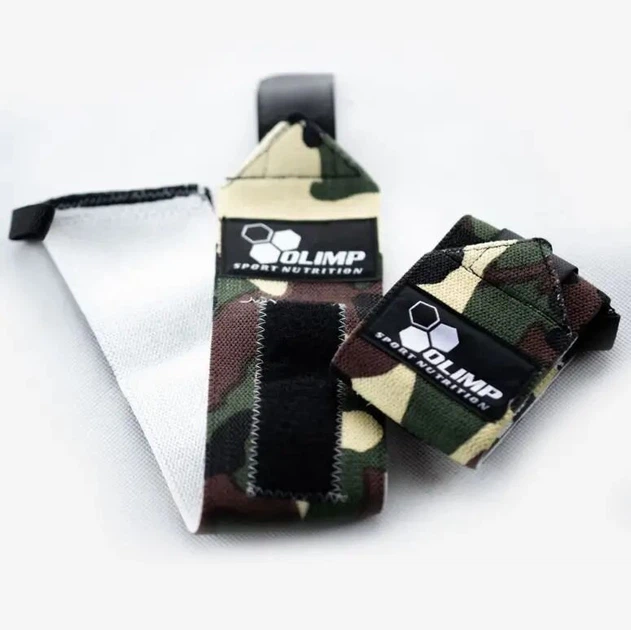 Кистовые бинты Olimp Sport Nutrition Profi Wrist Wrap, Camo - Фото 3 Кистовые бинты Olimp Sport Nutrition Profi Wrist Wrap, Camo - изображение 3