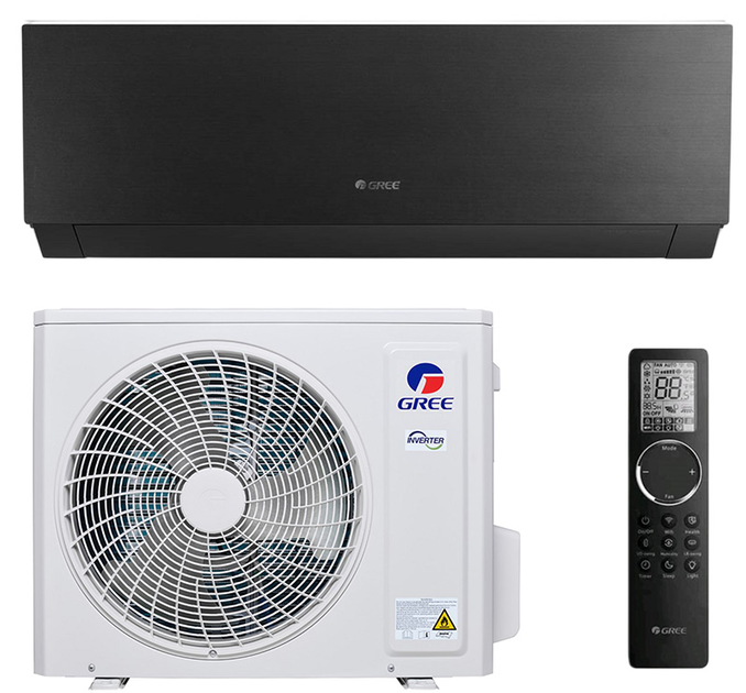 Кондиционер GREE GWH12AUCXB-K6DNA1A/I/GWH12AUCXB-K6DNA1A/0 (Clivia) Black - изображение 1