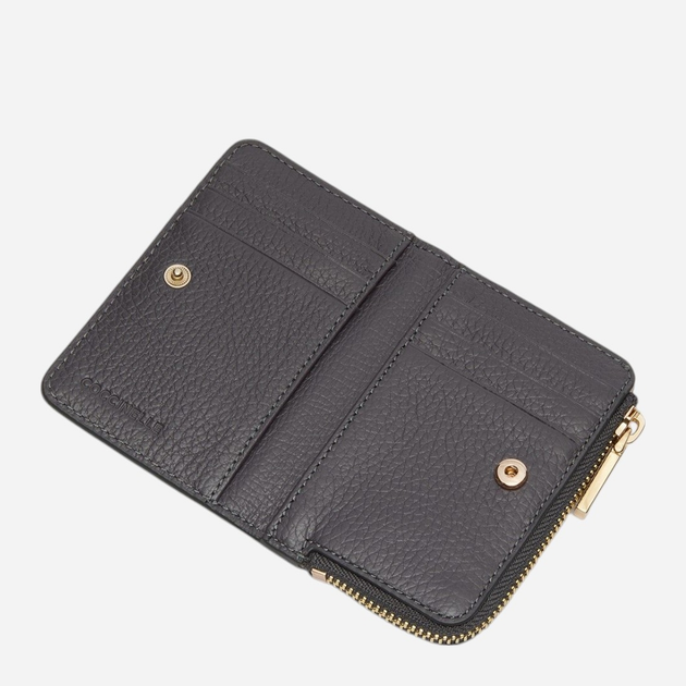 Etui na karty skórzane Coccinelle E2MW5170101-Y66 Ciemnoszare - obraz 4