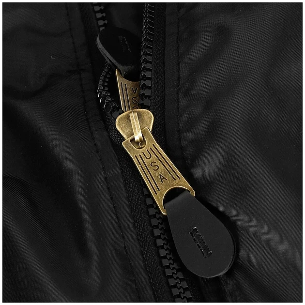 Тактическая двусторонняя куртка бомбер Mil-Tec ma1 Black 10403002 размер XS - изображение 7