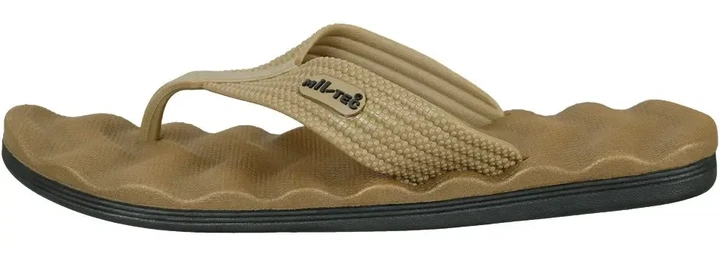 В'єтнамки (Шльопанці) тактичні із піни Eva Mil-Tec "Combat Sandals" койот 12893005 Розмір 42 - Фото 3 В'єтнамки (Шльопанці) тактичні із піни Eva Mil-Tec "Combat Sandals" койот 12893005 Розмір 42 - зображення 3